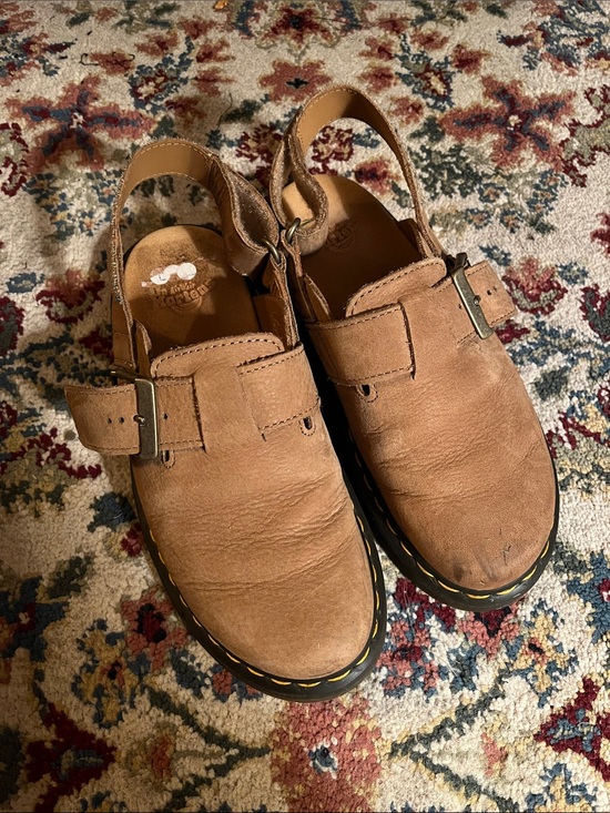 Dr. Martens Shoes - Dr. Martens Women’s Tan Leather Clogs